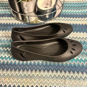 CROCS Black Women's Flats